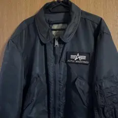 ALPHA MA-1 ダークブルー　アメリカ製　希少