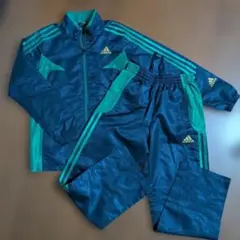 adidas　アディダス　ウインドブレーカー ジャージ上下 140cm