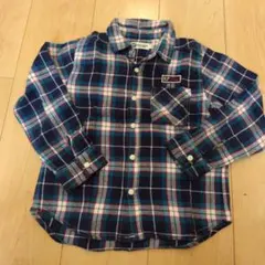 KP Boy チェック柄 長袖シャツ 120