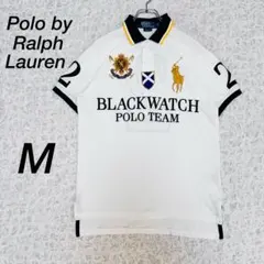 『希少』　ポロバイラルフローレン　ポロシャツ　ブラックウォッチ　ビッグポニー　M