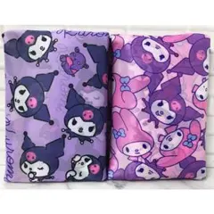 クロミ マイメロ トートバッグ パープル系 ２種セット お洒落なデザイン ☆★