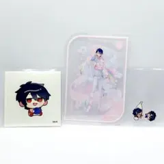 にじさんじ 夢追翔 アクリルパーツ/ステッカー/特典クリアカード