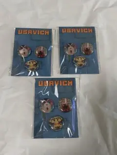 ウサビッチ 缶バッジ 3個セット×3パックのサムネイル