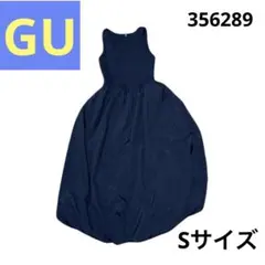 GU バブルヘムワンピース ノースリーブ Sサイズ