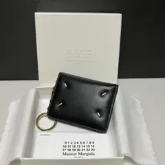 黒新品 メゾン マルジェラ スプラッシュペイント カードケース 財布