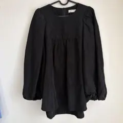 バルーンスリーブ長袖チュニック