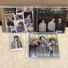 【プレイリストカード,トレカ付き】timelesz because 三形態セット