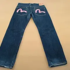 EVISU エヴィス デニム ジーンズ カモメ ピンク W29