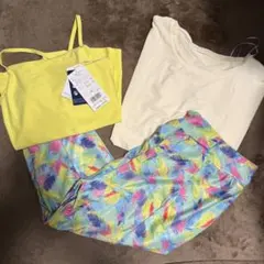 【新品】FILA 水陸両用レディース スポーツウェア 上下3点セット　4L