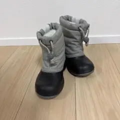 子ども用防水スノーブーツ グレー　18センチ