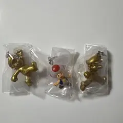 スーパーマリオ めじるしアクセサリー2 キノピオ シークレット 3点セット