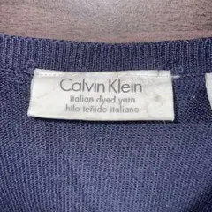 Calvin Klein Vネックセーター ネイビー ブルー