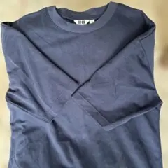 UNIQLO U エアリズム　ネイビー Tシャツ Mサイズ