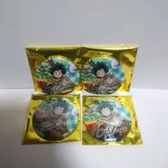 僕のヒーローアカデミア オープンスクール 緑谷出久　缶バッジセット　カップケーキ