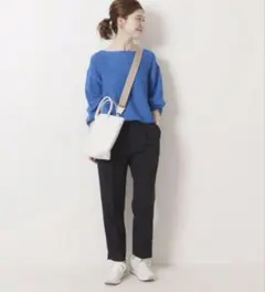 【スピックアンドスパン】PL/Rオックステーパードパンツ36