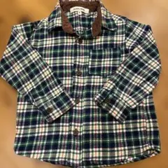 GLOBAL WORK チェック柄長袖シャツ S