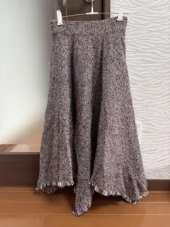 MIIA ミーア ツイードロングスカート