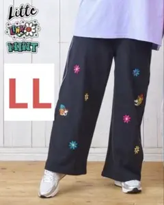 LITTC・LINK@・MINT リトシー　しまむら　刺繍　スウェットパンツのサムネイル