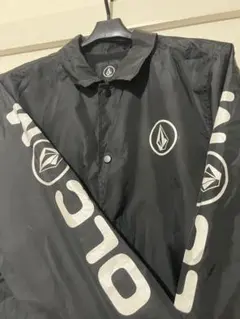Volcom 블랙 코치 재킷