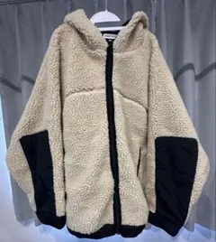 FREAK'S STORE ビッグシルエット ボアフリース フードジャケットのサムネイル