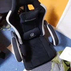 GTPLAYER ゲーミングチェア 黒・グレー