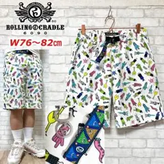 ROLLING CRADLE 総柄 ハンド柄 イージーショーツ ハーフパンツのサムネイル