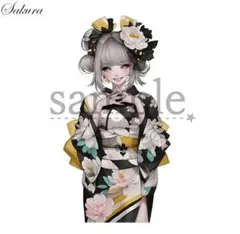 【SA-342】Sakura＊オリジナル♡人物ステッカー