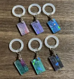 【訳あり、お得！】めじるしアクセサリー　アンブレラマーカー　6個セット