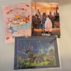 東京ディズニーリゾート クリアファイル 、ポケットファイル3枚セット