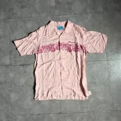 タグ付き PIKO 90s 半袖シャツ ハイビスカスプリント シングルステッチのサムネイル