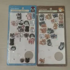 ボンボンドロップシール　和柄　柴犬　和犬　おすそ分け