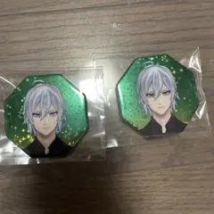 ツイステッドワンダーランド ホログラム缶バッジ シルバー ブレイジングジュエル