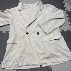 GRL ホワイトベージュ　ダブルブレストジャケット