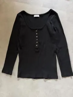 BEAUTY&YOUTH UNITED ARROWS リブ長袖カットソーUネックのサムネイル