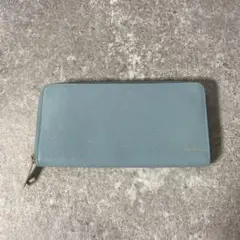 美品　Paul Smith ポールスミス　ラウンドファスナー長財布 ライトブルーのサムネイル