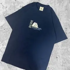 【Tシャツ ネイビーブルー】 シンプル クルーネック シャツ メンズ Mサイズ