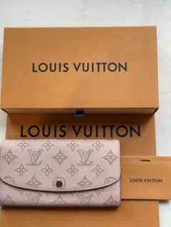 【新品未使用】ルイヴィトン ポルトフォイユ イリス 長財布　マヒナ　マグノリア