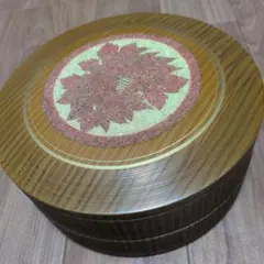 籃胎漆器 茶櫃 漆塗り 竹工芸 蓋付 竹編細工 茶器 茶びつ 伝統工芸 