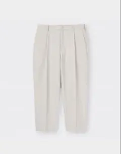 ドライワイドテーパードイージーアンクルパンツ　ライトグレー