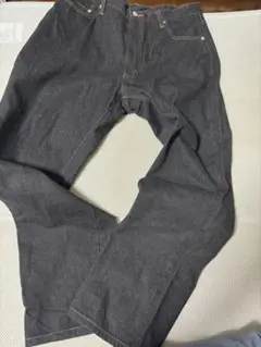 ビッグサイズキングサイズOutGearブラックデニム ストレートジーンズ