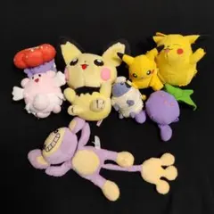 平成ポケモン初期ぬいぐるみセットTOMY BANDAI トミーバンダイピカチュウ