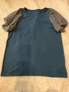 ダークグリーン グレー 袖 半袖Tシャツn'Orのサムネイル