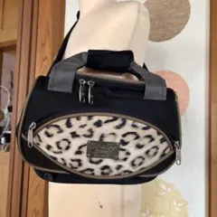バ-2 伊太利屋La Moda Gofi ショルダーバッグ レオパード柄のサムネイル