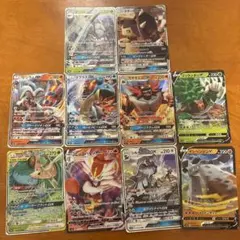 ポケモンカード タッグチーム 11枚セット+おまけV&VMAXカード10枚