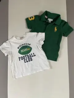 Miki House フットボールクラブTシャツと　ラルフ　ポロシャツセット