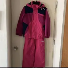 子ども用スキーウェアセット ピンク GOLDWIN