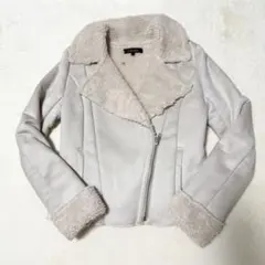 rienda ムートンライダースジャケット S