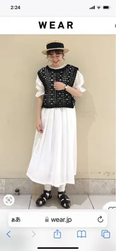 柄アソートプリーツスカート