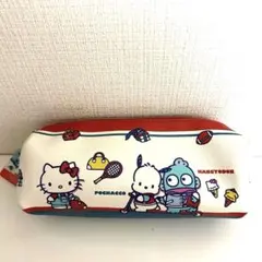 サンリオ当たりくじ ペンケース キティ ポチャッコ ハンギョドン