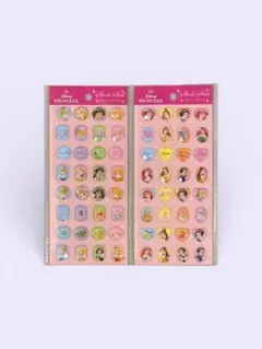【大好評残りわずか】ディズニープリンセス　ストーンシール　2種　コンプ